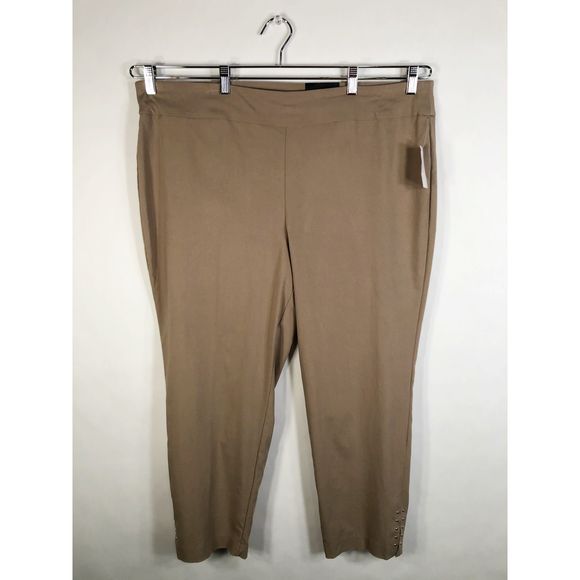 Dressbarn Plus Size 24W Pants Ankle Studded DF - Picture 1 of 9